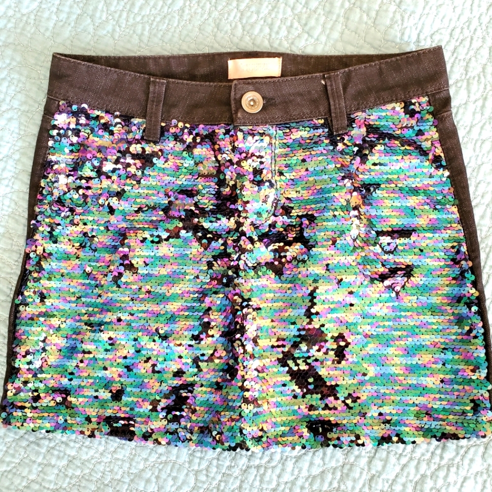 Squeeze Metallic Skirt Size 12 Girls